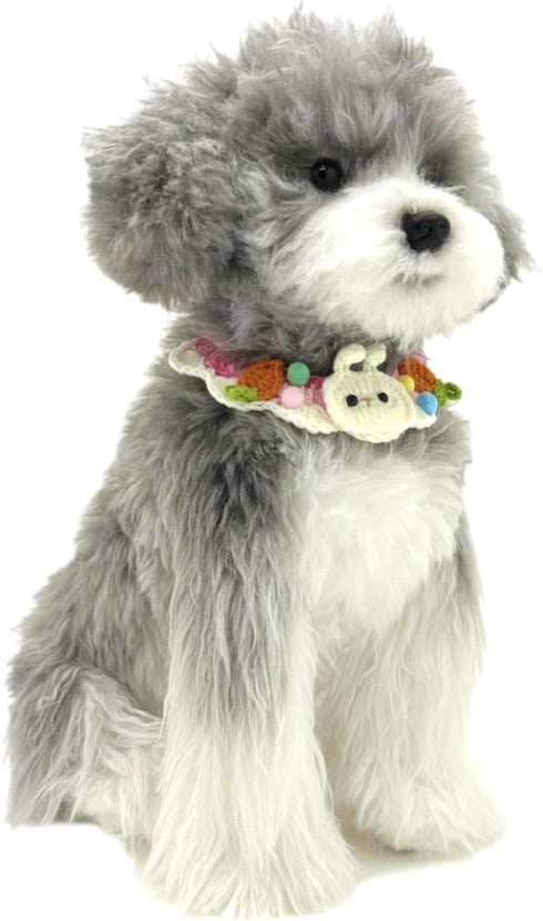 Cute Cat Costume,Handmade Knitted Dog Bandana,Dog Costume for Small Dogs,Easter Rabbit Dog Outfit,Dog Birthday Outfit for Holiday,Outgoing,Photo P...