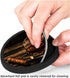 Silicone Non-Slip Drink Coasters with Removable Printed Absorbent Felt Pad - Set of 4 - Cigar & Whiskey...