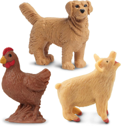Safari Ltd. Good Luck Minis Ranch Fun Pack – 8 Mini Figurines or Ranch Animals – Educational Toy Figures for Kids Ages 5+...