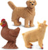 Safari Ltd. Good Luck Minis Ranch Fun Pack – 8 Mini Figurines or Ranch Animals – Educational Toy Figures for Kids Ages 5+...