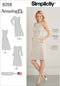 Simplicity 8258 Women's Sheath Dress Sewing Pattern, 3 Styles, Sizes 10-18...