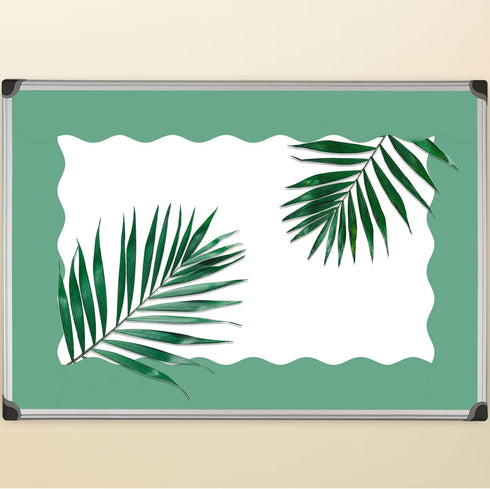 Eucalyptus Green Bulletin Board Border Scalloped Border Trim for Classroom 52ft One Roll...