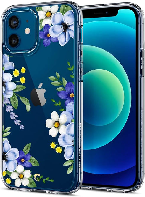 CYRILL Cecile Designed for iPhone 12/12 Pro Case Floral Clear for Women, Compatible with iPhone 12 Pro Case (2020) - Midnight Bloom...