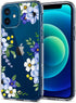 CYRILL Cecile Designed for iPhone 12/12 Pro Case Floral Clear for Women, Compatible with iPhone 12 Pro Case (2020) - Midnight Bloom...