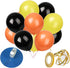 Latex Balloons 60 Pack 12 inches Black,yellow,orange Balloons,Birthday, Wedding, Baby Shower, Party Decoration...