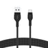 Belkin BoostCharge Pro Flex Braided USB-C to USB-A Cable (2M/6.6FT), Type C to A Cable USB-C USB-IF Certified Fast Charging Cable for iPhone 15, i...