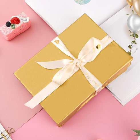 Gold Tissue Paper for Gift Bags - 30 Sheets of Gold Wrapping Tissue Paper Bulk Packaging Paper for Weddings Birthday DIY Project Christmas Gift Wr...