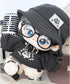 niannyyhouse 20cm Plush Doll Clothes Hat Long Sleeve T-Shirt Pants Glasses Necklace Shoes Demon Outfit 8in Doll Accessories...