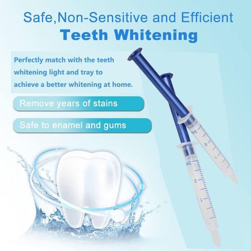 20 PCS 3ML Teeth Whitening Gel Refills 35% CP Bleaching Gel, Tooth Whitener Gel Syringes Kit...