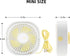 Portable Cooler Fan, Mini Desk Fan for Office Outdoor, Personal Table Air Cooler Fan(Not Air Conditioner)...