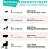 Dog Bed Cover 30Lx20Wx4H Inch.Waterproof Heavy Duty Durable Oxford Dog Bed Replacement Covers with Zipper.Washable Removable Pet Bed Mattress Prot...