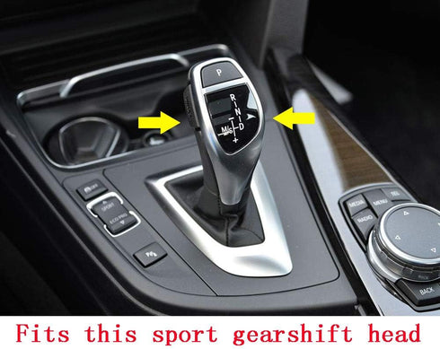 Carbon Fiber Gear Shift Knob Cover Tirm for BMW 2 3 4 5 6 Series X3 X4 X5 X6 F22 F30 F31 F34 F10 F07 F25 F26 F32 F33 F36 F45 F15 F16...