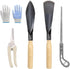 Garden Tool Set, Outdoor Planting Pruning Tools, Small Shovel, Pruning Shears, Small Saw, Gloves, Sturdy and Lightweight Outdoor Hand Tools…...