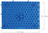 Foot Massage Mat Massage Pad Acupressure Mat Bathroom Mat Yoga Mat Outdoor Game 2 PCS (Blue)...