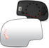 Driver Left Side Heated Mirror Glass with Turn Arrow Signal for 2003-2006 Cadillac Escalade ESV EXT Chevy Avalanche Silverado Suburban Tahoe for G...
