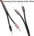 Cable Pants, Speaker Wire Pants Jacket Y Boot (?9MM-2x 3.5MM 8PACK Black) Dressing Up/Protecting/DIY Your Speaker Cables, DIN to RCA Cables......