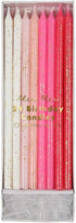 Meri Meri Glitter Birthday Candles (Pack of 24), 5.75" Tall, Unscented Meri Meri Candles...