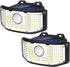 TWINSLUXES Solar Outdoor Lights, 3 Lighting Modes Solar Motion Sensor Security Lights, Solar Flood Lights 270°Wide Angle, IP65 Solar Wall Lights,S...