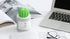 Mini Humidifier, 280ml USB Cool Mist Portable Cactus Air humidifier, Ultra-Quiet Operation for Bedroom Home Office Desk Yoga Car Travel(Grey)...