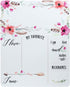 12" x 10" Boho Chic Birthday Sign/Milestone Whiteboard Style Photo Prop/Reusable Floral Dry Erase Board...