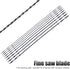 Coping Saw Heavy Duty Metal Woodworking Hand Saw Fast Cutting Non-slip Hacksaw,8 Pieces Scroll Saw Blades with Spiral Teeth, For Woodworking Jewel...