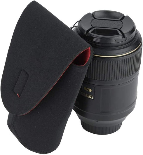 5 Pcs Lens Protective Case Lens Pouch Bag Set Padded Shockproof Storage Pouch for DSLR Camera Lens Includes: Small, Medium, Large, XL XXL arge Siz...