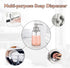 BabyElf Clear Glass Foaming Soap Dispenser with Rust-Proof Stainless Steel Pump, Refillable Liquid Wide Opening Hand Soap Dispenser for Bathroom &...