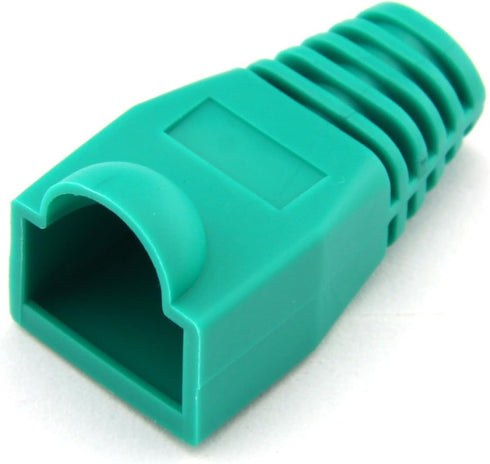 RilexAwhile 50 PCS 10 Colors Soft Plastic CAT5E CAT6 Ethernet RJ45 Cable Cap Connector Boots Plug Cover Strain Relief Boots (50 PCS 10 Colors)...