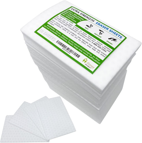 EXTRA STRENGTH Magic Cleaner Sheets - Hot Pressed Extra Tough Melamine - Eraser Wipes Value Deal - ALL PURPOSE - LONG LASTING...