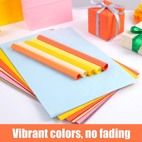 Koogel Tissue Paper Bulk, 330 Sheets Gift Wrapping Paper Craft Tissue Paper 20 Colors 14x10 Inch for Holiday Birthday Gift Wrapping DIY Project...