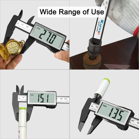 Kynup Digital Caliper with Large Screen, Caliper Measuring Tool, Micrometer Caliper Digital, Caliper Tool for Mechanics, Jewelers, Woodworkers, In...