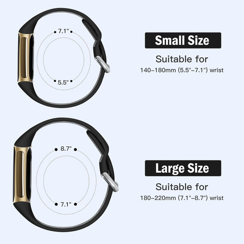 Maledan Compatible with Fitbit Charge 5 Bands/Charge 6 Bands for Men Women, Soft Band Sport Wrist Strap for Charge 6 and Charge 5 Watch Breathable...