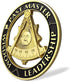 Past Master Masonic Car Emblem Auto Decal Freemason with Square Sticker...
