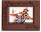 BELLA BUSTA- 3 Years of Marriage-3 years Down Forever to go-Engraved Leather Picture Frame (5 x 7 Horizontal (Rawhide))...