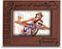 BELLA BUSTA- 3 Years of Marriage-3 years Down Forever to go-Engraved Leather Picture Frame (5 x 7 Horizontal (Rawhide))...
