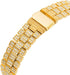 Mens Ice Out Watches Big Rocks with Roman Numerals Fully Colorful Dial Gold Watch...