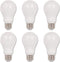 Westinghouse 5312720 5312700 9.5 (60 Watt Equivalent) Omni A19 Bright Energy Star LED Light Bulb, Medium Base, 6-Pack, 6 Count (Pack of 1), Warm W...