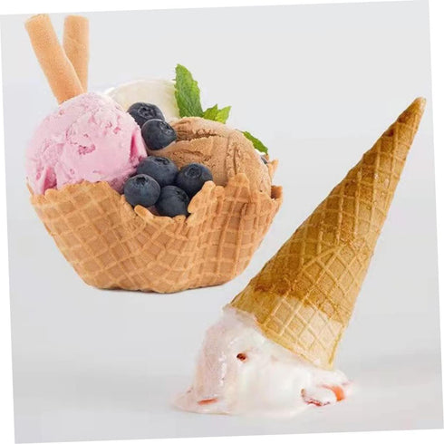 PRETYZOOM 2pcs Ice Cream Waffle Cone Roller Set, Crepe Maker Tool, Krumkake Pastry Making Tool, DIY Omelet Molds, Ice Cream Roll Crispy Egg Cone M...