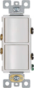 Broan-NuTone P2RW Two-Rocker Wall Control Switch for Bathroom Exhaust Fan, White, 2......