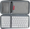 Hermitshell Hard Travel Case for Apple Magic Keyboard MLA22LL/A + Trackpad 2 MJ2R2LL/A + Mouse Bluetooth (Nylon, Black)...