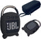 Hard Carrying Case and Silicone Cover for JBL Clip 4 Portable Bluetooth Speaker, Protective Travel Case Storage for JBL Clip 4 (Hard Case+Silicone...