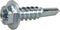 Power Pro Premium Self-Drilling Metal Screws, Zinc Plated Steel, Hex Washer Head Metal to Metal Winged Point Screws, Silver, #10 x 1 inch, Box of ...