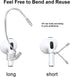 Ear Hooks Compatible with AirPods & All in-Ear Headphones with Stems - Secure & Comfortable Prevent Falls, Uncomfortable Fits - Easy to Install (E...
