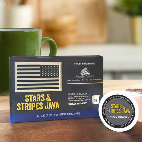 Stars & Stripes Java Coffee Pods (Bold Roast)...