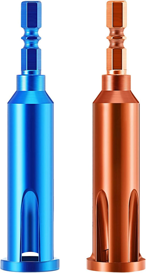 Wire Twisting Tools, Wire Stripper and Twister, Wire Terminals Power Tools for Stripping and Twisting Wire Cable (4, Blue and Orange)...