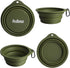 PetBonus 2-Pack Silicone Collapsible Dog Bowls, BPA Free Dishwasher Safe, Portable Foldable Expandable Travel Bowl, Food Water Feeding Cup Dish fo...