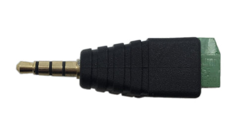 Cerrxian 3.5mm 4 Pole Stereo TRRS Audio Video Male to 4 Screw Terminal Female Headphone Replacement Solderless Balum Converter Adapter (2-Pack)...