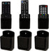 Remote Control Holder Wall Mount 6Pack, Hole-Free Storage Box for Tv Fan Light Air-Conditioner RV Table Small Adhesive Organizer for Bedroom Headb...