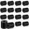 Fabbay Multi Purpose Rubber Spacer Black Rubber Bushings 3/4 Inch OD x 1/4 Inch ID x 3/4 Inch Grommets Rubber Washers for Vibration, Bolts, Home, ...