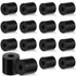 Fabbay Multi Purpose Rubber Spacer Black Rubber Bushings 3/4 Inch OD x 1/4 Inch ID x 3/4 Inch Grommets Rubber Washers for Vibration, Bolts, Home, ...